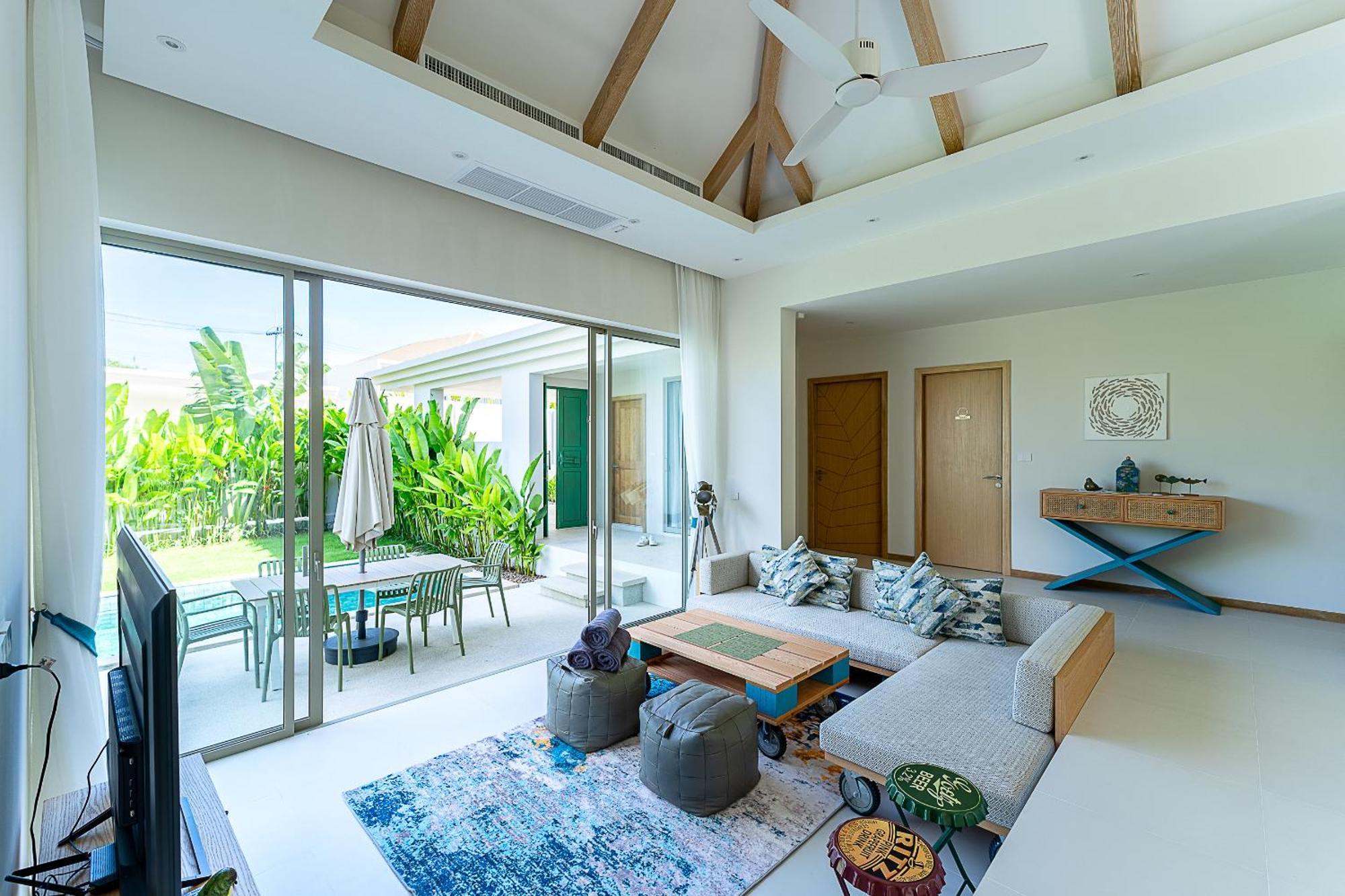 Casa Azure 8 - Brand New Villa With Private Pool And Gym With 24-7 Security - Just 15 Min To Bangtao Beach & Boat Avenue Phuket Exterior photo